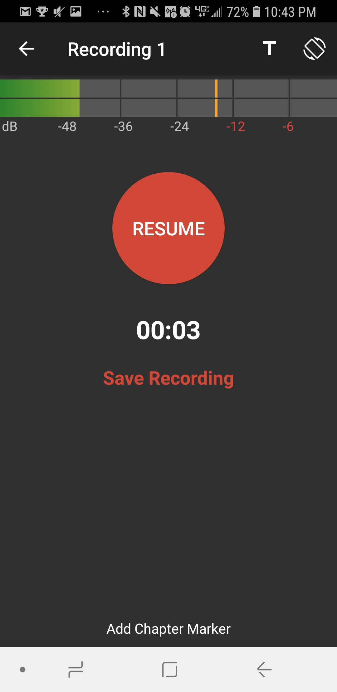 Stop Recording and Save